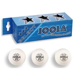 Joola® Select Bordtennisballer *** hvit 3 stk